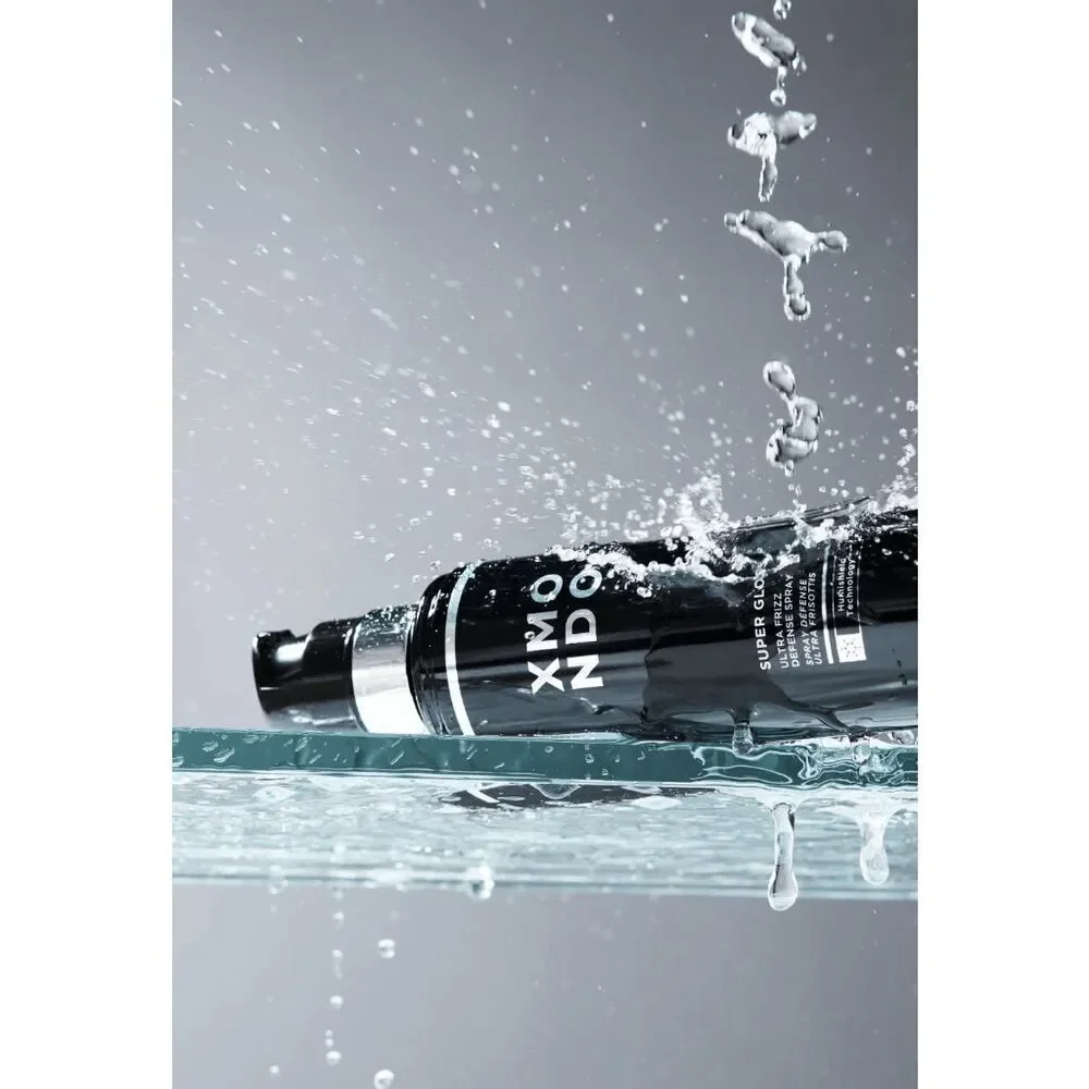 NWOT XMONDO Super Gloss Ultra Frizz Defense Hair Spray Black 6.7oz
